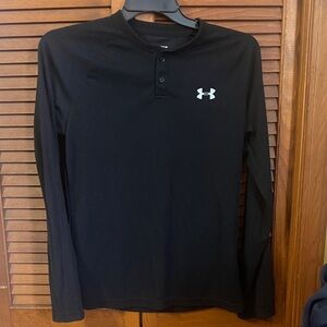 Under Armour Men's Long Sleeve Black Tee